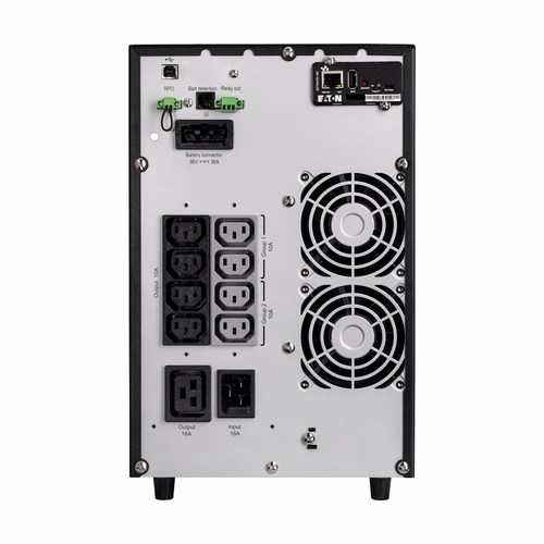 Eaton Double Conversion Online UPS - 3 kVA/2.70 kW - Tower - 230 V AC Input - 220 V AC, 200 V AC, 208 V AC Output - 8 x IE