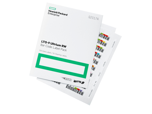 HPE LTO-9 ULTRIUM RW BAR CODE LABEL PACK