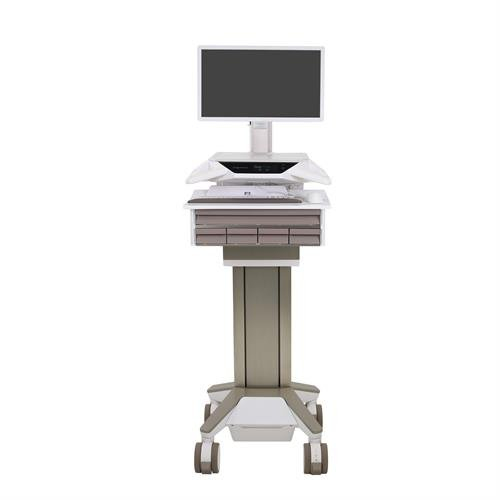 Ergotron CareFit Medizinische Warenkorb - TAA-konform - 5 Schubfach - Drücken/Ziehen Griff - 17,01 kg Belastbarkeit - 4 Ro