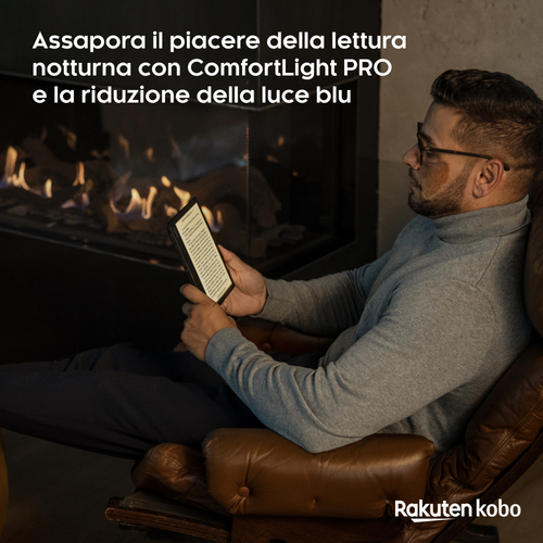 Lettore di testo digitale Kobo Sage - 32 GB Flash - 20,3 cm (8") Display - Touchscreen - 1440 x 1920 - LAN wireless - Blue