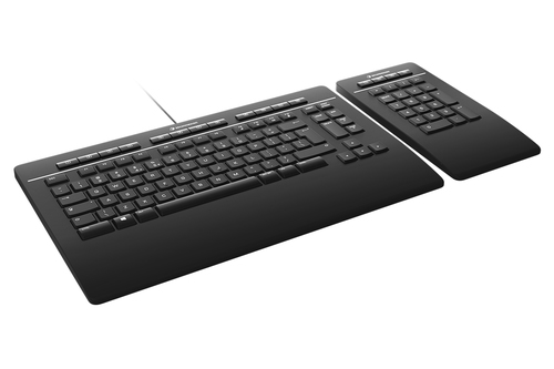 3DCONNEXION KEYBOARD PRO W/ NUMPAD USB GERMAN (QWERTZ)