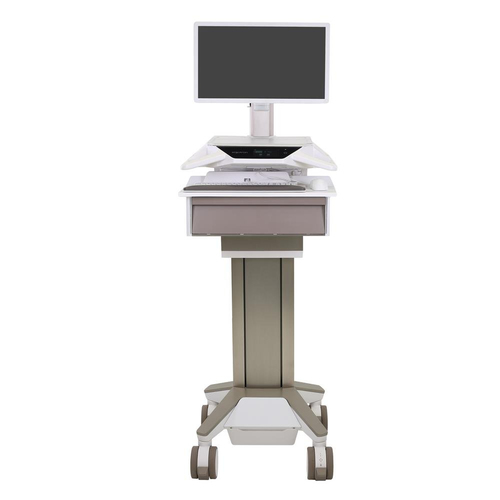 Ergotron CareFit Medizinische Warenkorb - TAA-konform - 1 Schubfach - Drücken/Ziehen Griff - 17,01 kg Belastbarkeit - 4 Ro