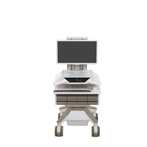 Ergotron CareFit Medizinische Warenkorb - TAA-konform - 8 Schubfach - Drücken/Ziehen Griff - 17,01 kg Belastbarkeit - 4 Ro