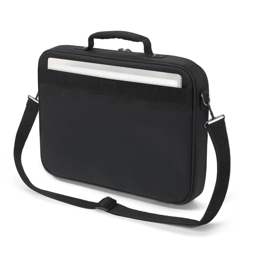 Dicota TWO Tasche für 35,6 cm (14 Zoll) bis 40,6 cm (16 Zoll) Notebook - Schwarz - 300D rPET Polyester Körper - wasserabwe