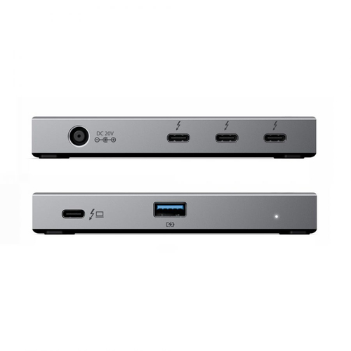 Alogic BLAZE Thunderbolt 4 Docking Station für Notebook, Desktop-PC, Festplatte, Monitor - Grau, Schwarz - 2 Unterstützte 