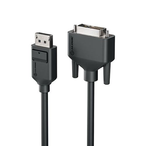 Alogic Elements 2 m DisplayPort/DVI-D Video Cable for Notebook, Video Device, Projector, Monitor, Computer - First End: 1 