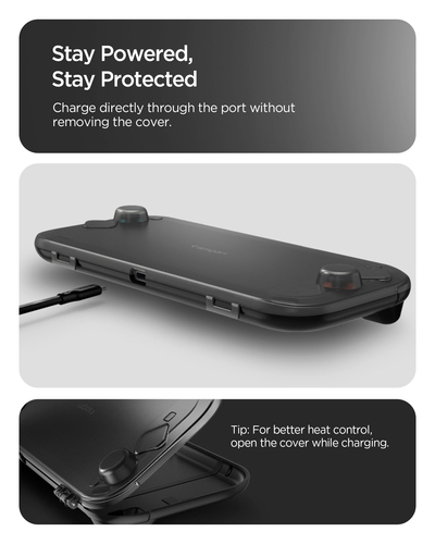 Spigen Thin Fit 360 Case for Nintendo Gaming Console - Black - Scratch Resistant, Scuff Resistant, Anti-slip, Scratch Proo