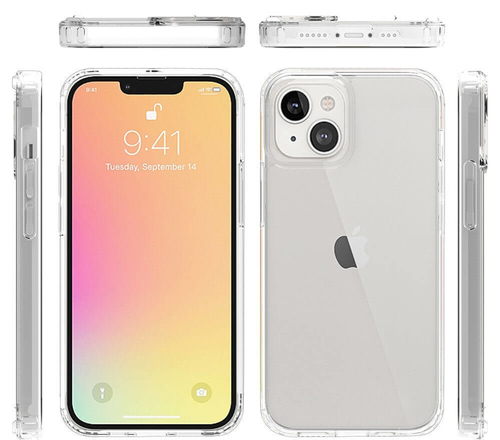 JT BERLIN BACKCASE PANKOW CLEAR APPLE IPHONE 13 TRANSPARENT