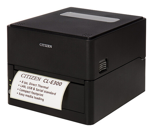 Citizen CL-E300EX. Print technology: Direct thermal, Maximum resolution: 203 x 203 DPI, Print speed: 200 mm/sec. Connectiv