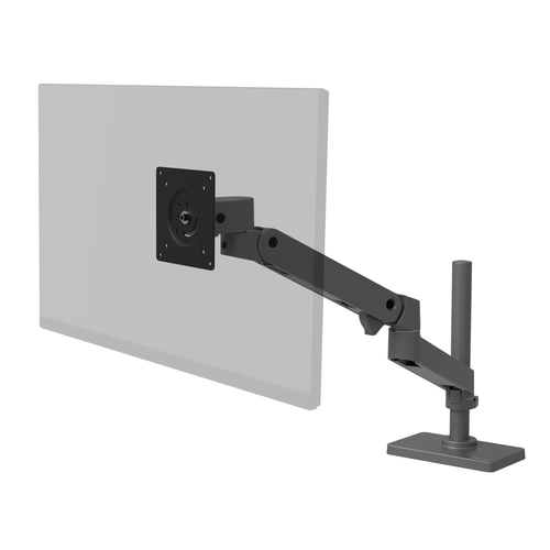 Ergotron Mounting Arm for Monitor, Display, LCD Display - Dark Grey - Height Adjustable - 1 Display(s) Supported - 86.4 cm