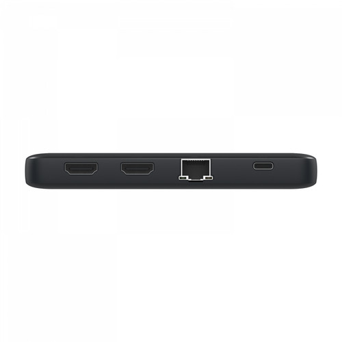 V7 UCMINIDOCKDUAL-PT Docking Station for Computer - Memory Card Reader - SD - 100 W - Black - 2 Displays Supported - 4K - 