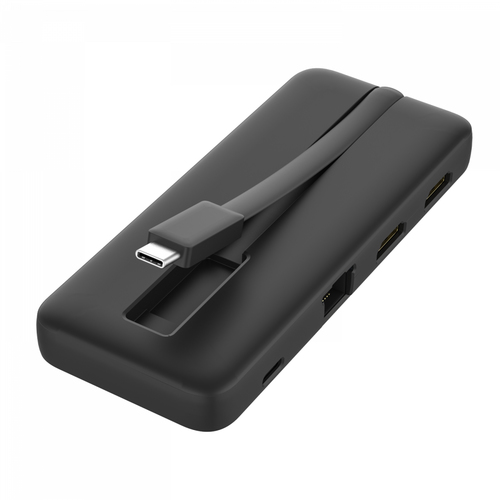 V7 UCMINIDOCKDUAL-PT Docking Station for Computer - Memory Card Reader - SD - 100 W - Black - 2 Displays Supported - 4K - 