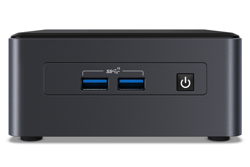 Intel NUC 11 Pro. Tipo de chassis: UCFF, Tipo de produto: Mini PC barebone. Tipos de memórias compatíveis: DDR4-SDRAM, Qua