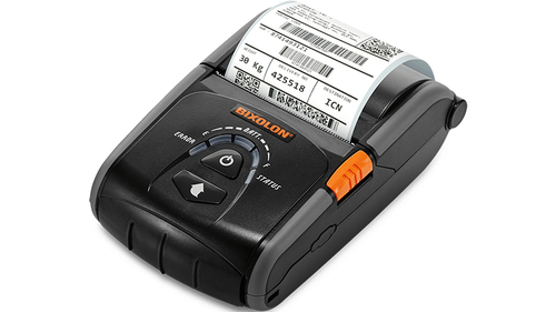 Bixolon SPP-R200IIIPLUS Mobile Direct Thermal Printer - Monochrome - Label/Receipt Print - USB - Serial - Bluetooth - Wire