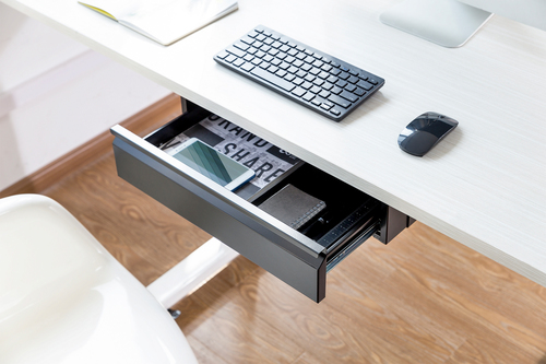Digitus Schreibtisch Unterbau-Schublade. Anzahl der Schubladen: 1 Schublade(n), Material: Stahl, Produktfarbe: Schwarz. Br
