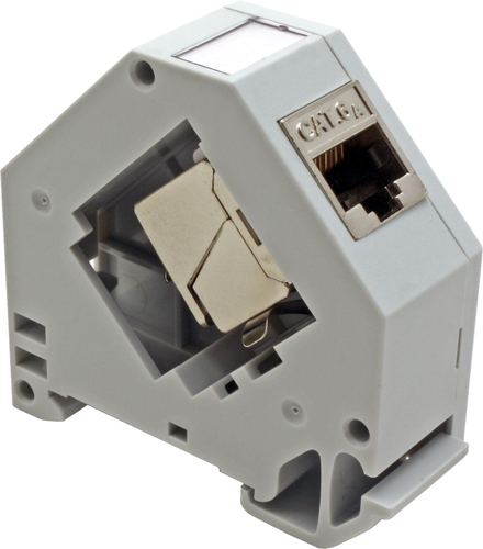 Roline Befestigungsadapter für Keystone-Modul - Silber - Acrylnitril-Butadien-Styrol (ABS)