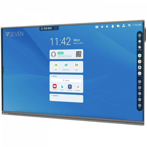 LCD Digital Signage V7 IFP7502-V7PRO 75"  (190,5 cm) 8 GB - 3840 x 2160 - 410 cd/m² - 2160p - USB - HDMILAN wireless - Eth