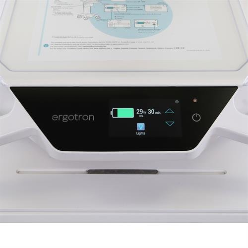 Ergotron CareFit Pro. Cor do produto: Cinzento, Branco, Tipo: Carrinho multimédia, Peso máximo (capacidade): 17 kg. Voltag