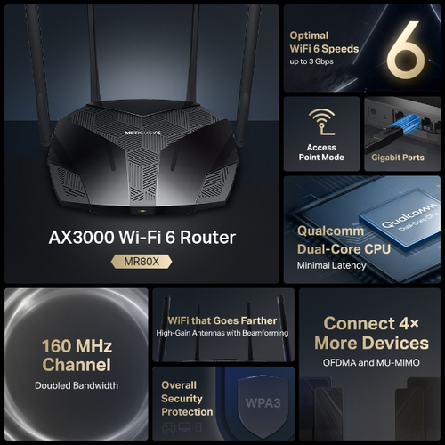 MERCUSYS ROUTER WI-FI 6