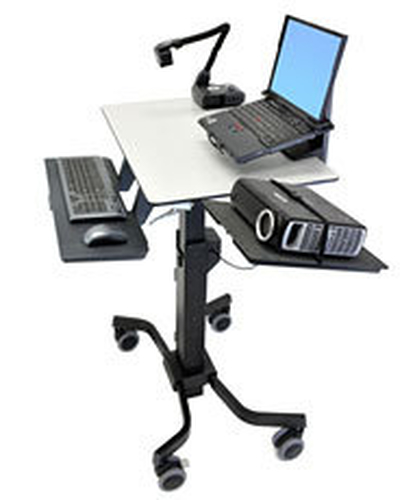 Ergotron TeachWell Mobile Digital Workspace. Product colour: Graphite, Grey, Type: Multimedia cart, Material: Metal. Heigh