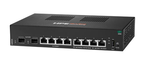 Switch Ethernet Aruba CX 6000 8 Porte Gestibile - Gigabit Ethernet - 10/100/1000Base-T, 1000Base-X - 2 Layer supportato - 