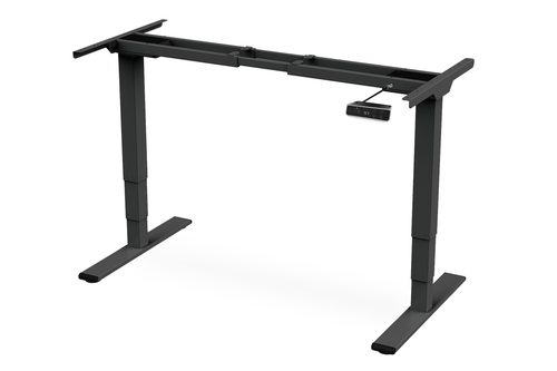 Digitus Electrically Height-Adjustable Table Frame, dual motor, 3 levels, black. Maximum weight capacity: 100 kg, Height a