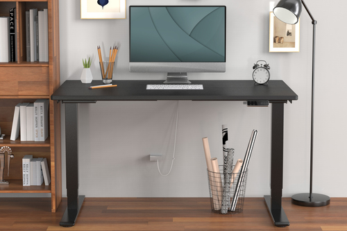 Digitus Electrically Height-Adjustable Table Frame, dual motor, 3 levels, black. Maximum weight capacity: 100 kg, Height a