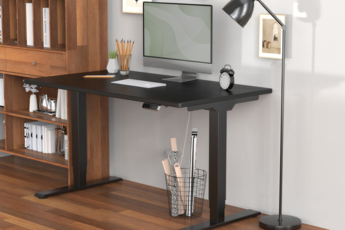 Digitus Electrically Height-Adjustable Table Frame, dual motor, 3 levels, black. Maximum weight capacity: 100 kg, Height a