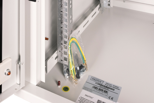Digitus DN-19 09U-6/6 9U Rackschrank - 482,60 mm Rack-Breite - Grau - Stahl