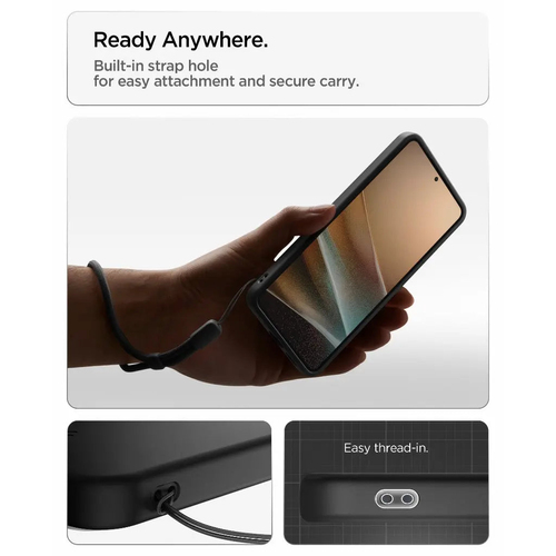 Spigen Thin Fit (MagFit) Galaxy S26 Case Black. Case type: Cover, Brand compatibility: Samsung, Compatibility: Galaxy S26,