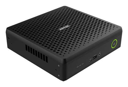 Zotac ZBOX MAGNUS EAMAX395C. Chassis type: 2.6L sized PC, Product type: Mini PC barebone. Supported memory types: LPDDR5X-