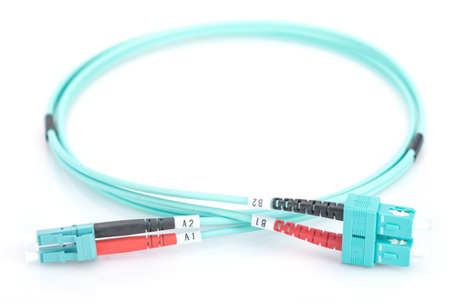 Assmann 3 m Glasfaser Netzwerkkabel - 1 - Cable for Netzwerkgerät - Patchkabel - Aqua