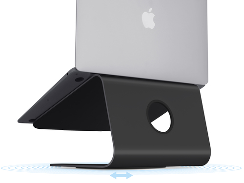 Rain Design mStand360 Laptop-Ständer mit drehbarem Fuß - Schwarz