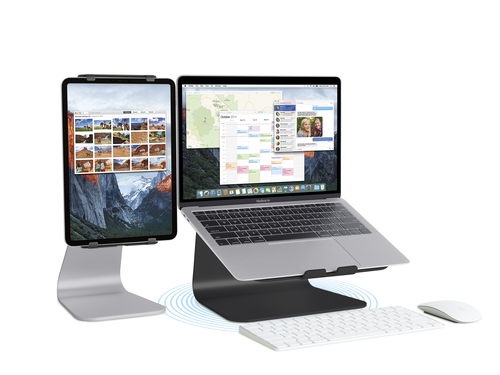 Rain Design mStand360 Laptop-Ständer mit drehbarem Fuß - Schwarz