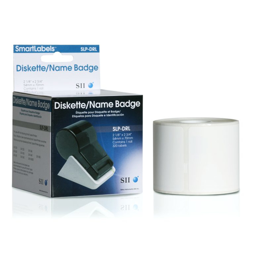 Mehrzwecketikett Seiko SLP-DRL - 54 mm Breite x 70 mm Länge - Permanent Kleber - Rechteck - Thermodirekt - Weiß - Papier -