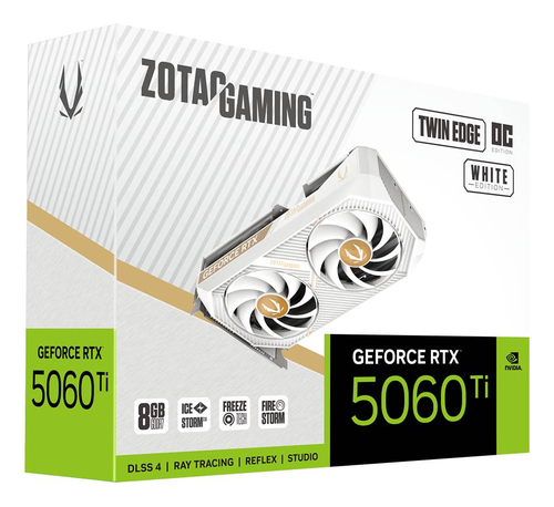 Zotac GAMING GeForce RTX 5060 Ti Twin Edge OC. Graphics processor family: NVIDIA, Graphics processor: GeForce RTX 5060 Ti.