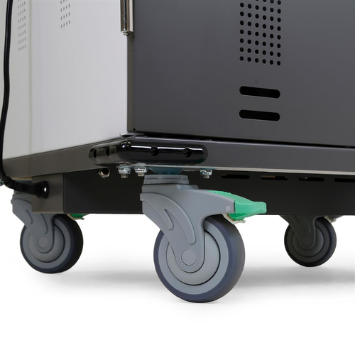 Ergotron YESMOR36. Type: Freestanding, Product colour: Black, Grey, Wheel diameter: 10 cm. Input current: 10 A. Certificat