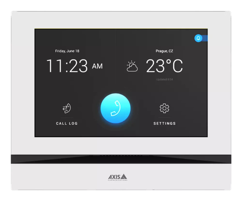 AXIS I5304 17,8 cm (7 Zoll) Funkstation mit Monitor (Zweitmonitor) - TAA-konform - Touchscreen LCD - Full-duplex - Plastik