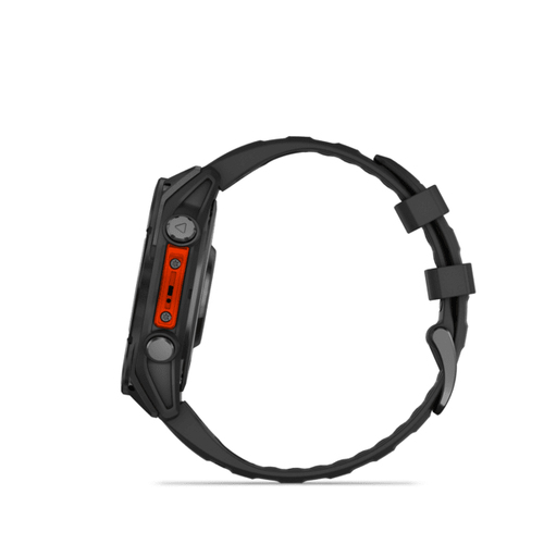 Garmin fēnix 8 Smartwatch - Rotondo Case Shape - Slate Grigio Colore del Case - Nero Colore cinturino - Titanio Materiale 