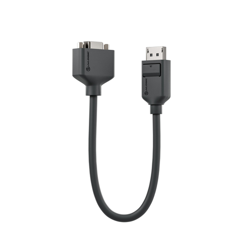 Alogic Elements 20 cm DisplayPort/VGA Video Cable for Video Device - Second End: 15-pin HD-15 VGA - Male