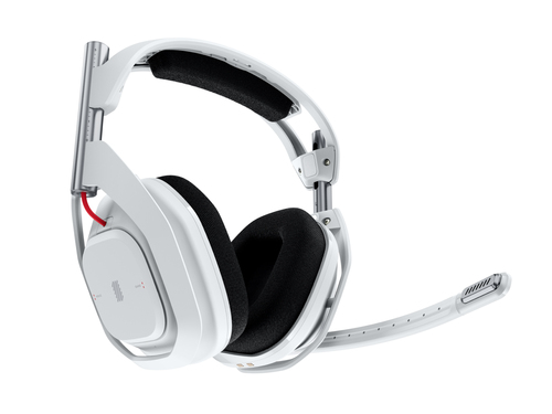 Logitech G Astro A50 (Gen 5) Wireless On-ear, Over-the-head Stereo Gaming Headset - White - Binaural - Circumaural - 1200 