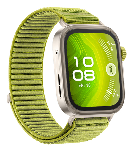 Huawei WATCH FIT 4 Pro Smart Watch - 44.50 mm Case Height - 9.30 mm Case Thickness - 40 mm Case Width - Green Case Color -