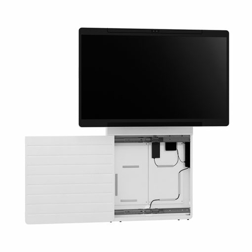 HAGOR CON-Line Höhenverstellbar Collaboration-Display-Ständer - Bildschirmgröße: Bis zu 190,5 cm (75 Zoll) - Boden, Wandmo
