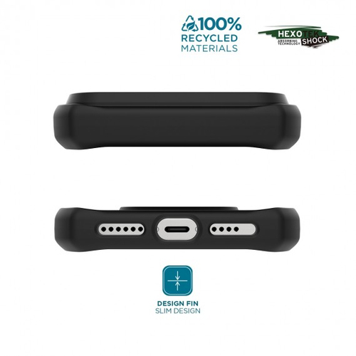 MOBILIS SPECTRUM_R Robust Hülle für Apple iPhone 17 Pro Smartphone - Schwarz - Massiv - Sturzsicher, Anitbakteriell, Stoßf