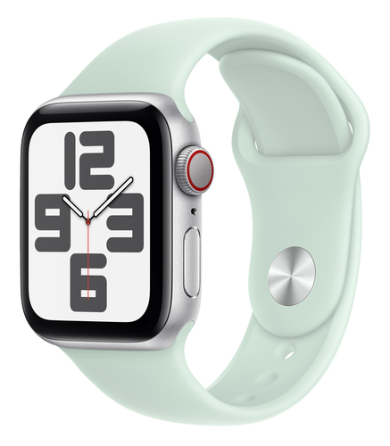Apple Einstellbar Smartwatch-Band - Medium (M)/Large (L) - Pin & Tuck Aufsatz - Aquamarin - Fluorelastomer