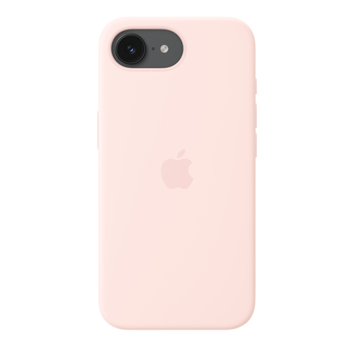 Apple Hülle Smartphone - Pink - Seidig, Softtouch - Sturzsicher, Kratzfest - Silikon, MicroFiber - Kann drahtlos geladen w