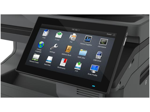 Lexmark CX730de - Laser-Multifunktionsdrucker - Farbe - Kopierer/Drucker/Scanner - 40 Seiten/Min. Mono/40 ppm Farbdruck - 