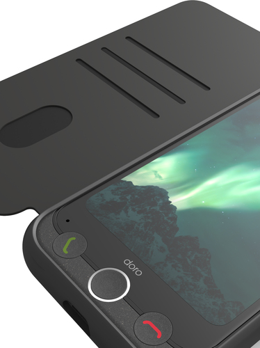 Doro Carrying Case (Wallet) Doro Aurora A31, Aurora A30 Smartphone - Graphite - Bump Resistant, Blemish Resistant, Damage 