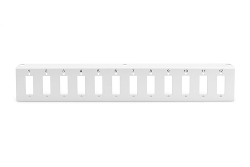 Digitus Adapter Plate for Fiber Optic Unibox for wall mounting, medium. Connector(s): SC Duplex. Product colour: Grey, Mat