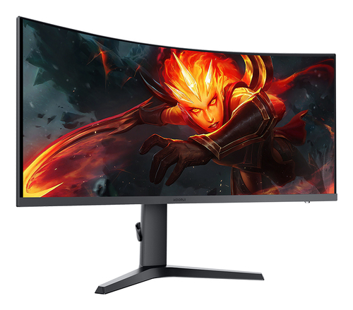 Koorui G3441VC. Bildschirmdiagonale: 86,4 cm (34"), Display-Auflösung: 3440 x 1440 Pixel, HD-Typ: UltraWide Quad HD, Reakt